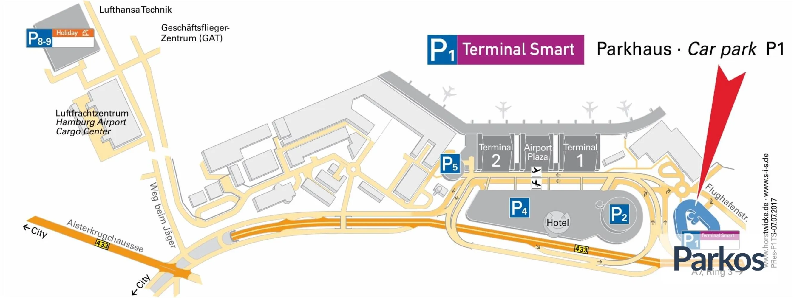 Hamburg Airport P1 Terminal - Business Ebene 0 - Parken Flughafen Hamburg - picture 1
